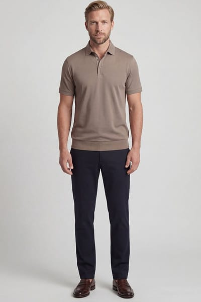 Giordano – Bolzano – Heren – Liquid cotton – Poloshirt – Polo - Oyster Grey - 616577-81