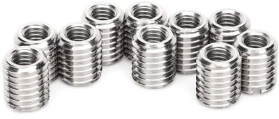 Dailygoods- Insert Moer 10 Stuks - Bevestigingshardware - M6X1.0/M10X1.5 Draad - Verminderen Repa - Exteon Tool - Hoogwaardige Kwaliteit - Reductiemoer