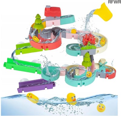 RFWR® 62-delige Waterglijbaan Set voor Kinderen van 4 tot 8 Jaar - Bad- en Speelgoed voor Peuters