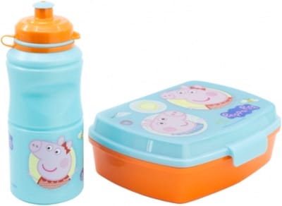 Peppa Pig drinkbeker + brooddoos / broodtrommel