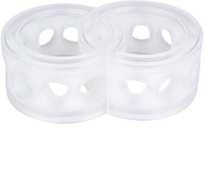 Dailygoods- Kussen 2 Stuks - Transparant - TPE - Schokdemper - Voedingskussen - Type D - Gewicht 383 g