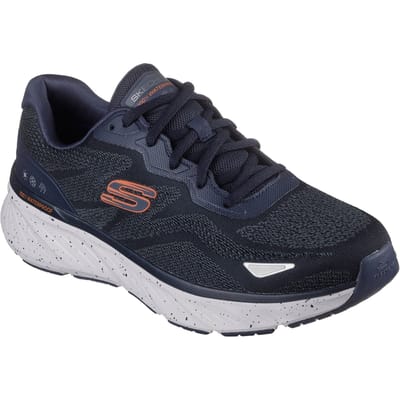 Skechers Edgeride Konzo Textiel Heren Navy/oranje Sneakers
