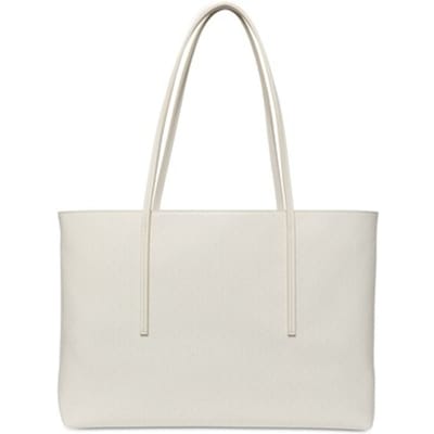 Calvin Klein Emblem All-over Print Tote Bag With Pouch Lily White Maat: OS | Tassen Outlet | Dames | Wit