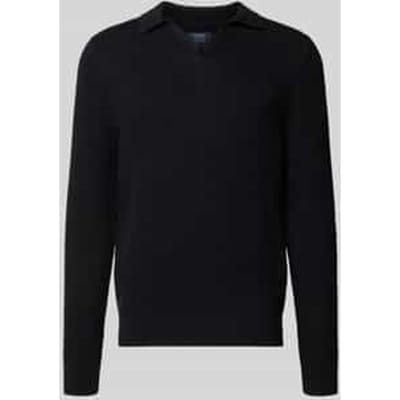 Gebreide pullover met ribboorden