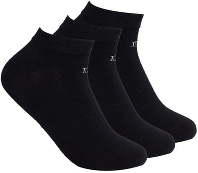 TRESANTI | ZACH I Bamboo enkelsokken 3-pack | zwart | Size 39/42