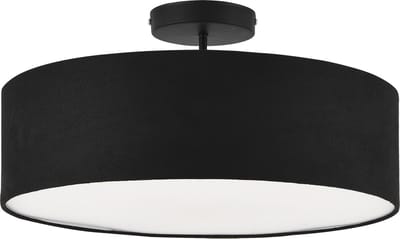 Plafondlamp Missouri plafonnière Ø45 cm zwart en wit 3xE27