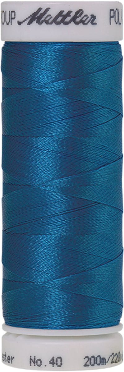 Mettler borduurgaren - Blauw - Nr 3901 - Polysheen - 200 meter