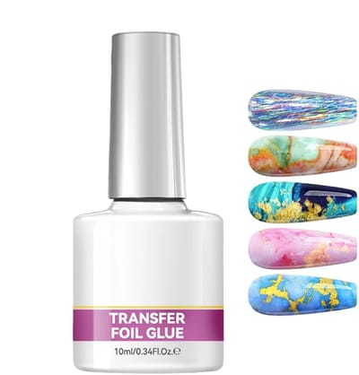 Nagelfolie Lijm - Nagel Plakker - Nagelkunst Maken - Sterke Hechting - 10ml Inhoud