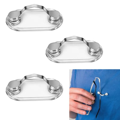 3stuks - Eyeglasses Holder - Magnetisch Bril Clip - Brillen houder magneet - Magnetische brillenhouder - kan aan kleding worde - Magnetische broche - Broche-type Houder voor Brillen - draagbare brillenclip - lenzenvloeistof haak