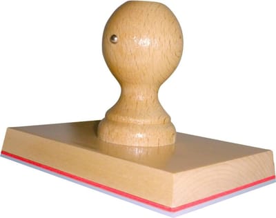 Grote Handstempel 140x100 Mm - Stempels - Stempels volwassenen - Snelle Levering
