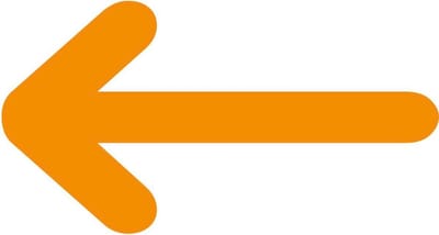 Vloerstickers pijlen oranje - Vloermarkeringspijlen