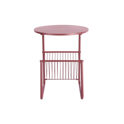 Leitmotiv Bijzettafel Riqueza Revista - Bordeaux - 40x40x49cm - Modern