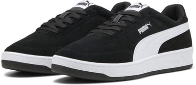 Lage Sneakers Puma Baskets Court Classic Clean SD daim