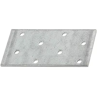Alberts Verbindingsplaat - Verzinkt Staal - 80x40x2mm