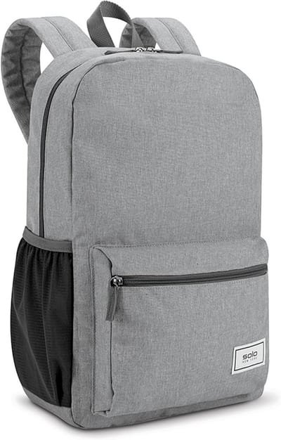Laptop Rugzak - Schooltas Werk - Dagelijks Gebruik - Gemaakt van Gerecycled Materiaal - Tot 156 inch - Grijs