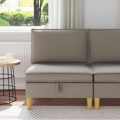 vidaXL - Sofa - met - opslag - Stof