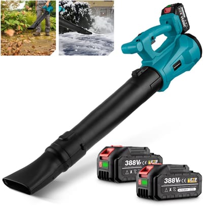 Yofidra Accu Grastrimmer - 4-in-1 Elektrische Bosmaaier - Incl. 2 Accu ‘s & 4-soorten messen - Opvouwbaar - Kantenmaaier - voor gazon, struiken en onkruid