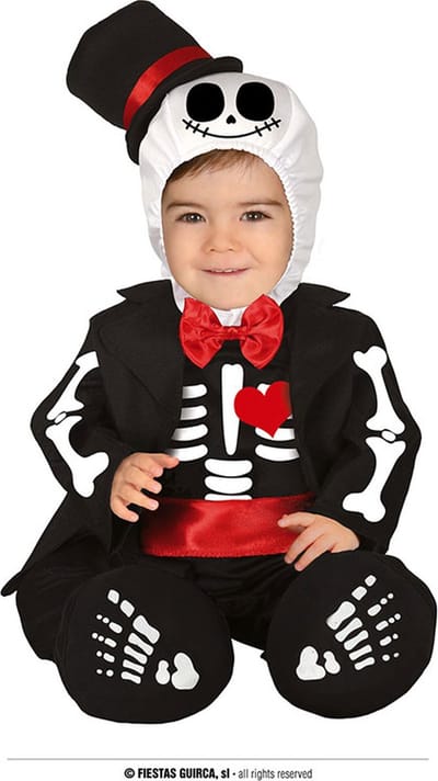 Fiestas Guirca - Mr Skeleton (12-18 maanden) - Carnavalskleding - Carnaval - carnavalskleding 2027 - Carnaval kostuum