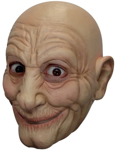 Partychimp Grappige Oude Man Masker Opa Masker Abraham Volledig Hoofd Masker Halloween Masker voor bij Halloween Kostuum Volwassenen Carnaval Masker Man Halloween Maskers Volwassenen- Latex - One size