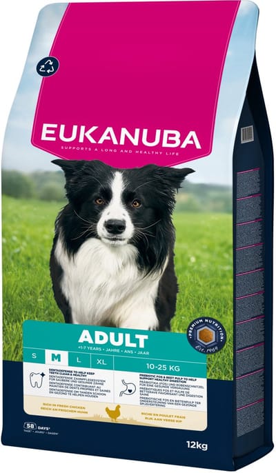 Eukanuba Dog Adult - Medium Breed - Kip - Hondenvoer - 12 kg
