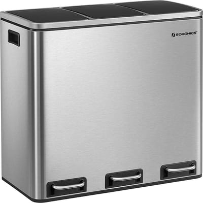 MIRA Home - Prullenbak - Pedaalemmer - Vuilnisbak - Afvalbak - 54 L - 1.5x31.5x56