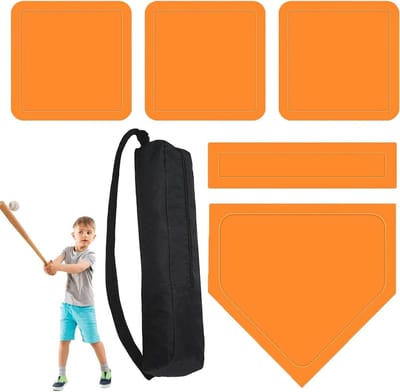 Honkbal Basisset - Sport Markers - Buiten Spelen - Waterdichte Constructie - 5 Delig - Meerkleurig