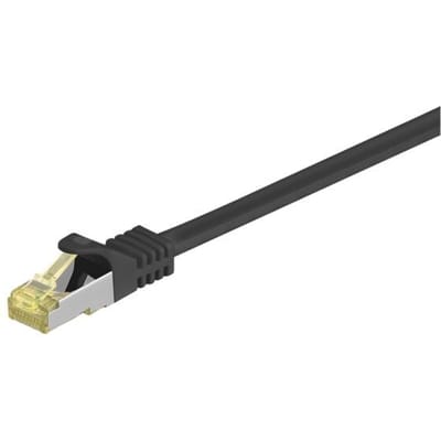 Wentronic 91590 - Cat 7 STP-kabel - RJ45 - 1 m - Zwart