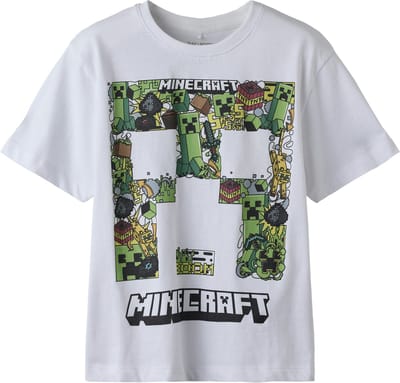 NAME IT - TKMPARK MINECRAFT SS NREG TOP NOOS BFU - Jongens - T-shirts