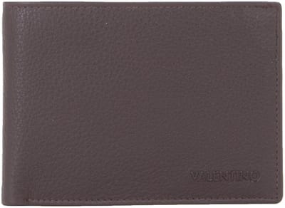 VALENTINO Leren Portemonnee Sodaro Wallet Moro Donkerbruin