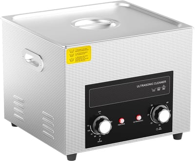 Ultrasoonreiniger 15L, 360W Digitaal Sonisch Cavitatieapparaat met Verwarming en Timer, voor Laboratoriumgereedschap, Auto-Onderdelen, Carburateurs, Metalen Onderdelen, Messing