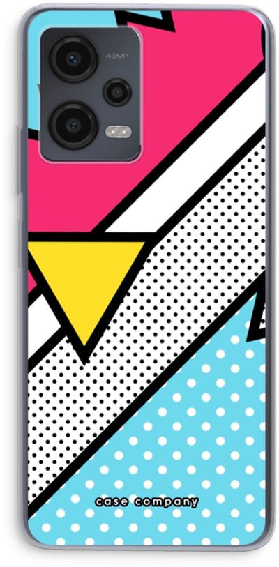 Case Company® - Hoesje geschikt voor Xiaomi Redmi Note 12 hoesje - Pop Art #3 - Soft Cover Telefoonhoesje - Bescherming aan alle Kanten en Schermrand
