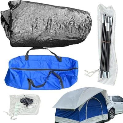 SUV Kofferbak Tent - Auto Camping Luifel - Buiten Kamperen - Uitgebreide Schaduw - 250 x 250 x 200 cm