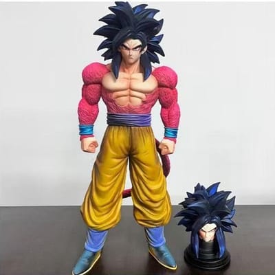 Dragon Ball Z Ssj4 Goku Figuur Vervangend Hoofd Super Saiyan 4 Goku Actiefiguren Verzameling Modus Speelgoed Cadeaus