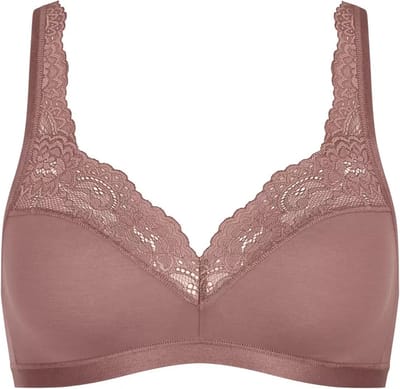 Sloggi Romance Soft Bra BH zonder beugel - Zonder vulling en niet voorgevormde kanten Bh - Zwart - Wit - 75A