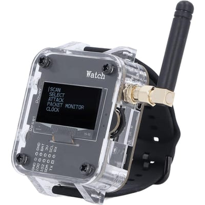 voor Deauther Watch V3S ESP8266 Buzzer Functie Draagbare WiFi IoT Beveiligingstesting Horloge voor black