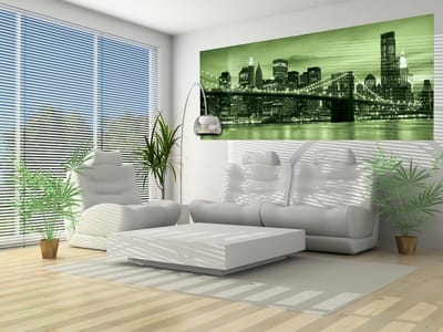 City Brooklyn Bridge New York City Photo Wallcovering