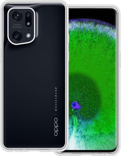 Hoesje Geschikt voor OPPO Find X5 - Sterk & Shockproof - Hoes Cover - Siliconen Case - Transparant