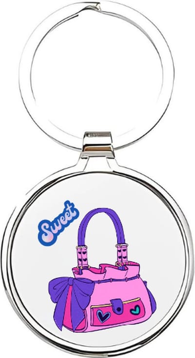 Akyol - girls Sleutelhanger - Meisje - meiden - meid - vrouw - meisjes - vriendin - vriendinnetje - roze - sleutelhanger voor meiden - 4 x 7,5 CM
