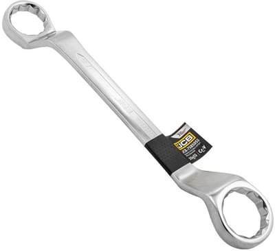JCB 7585055 Serie - Gebogen Ringsleutel - 50x55 mm - 45° Hoek - CrV Staal