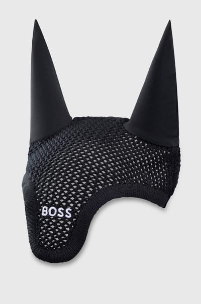BOSS Equestrian Oornetje Cabernet - Ademend Haakwerk met Katoen