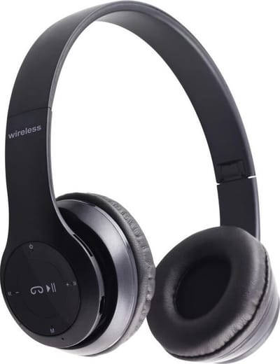 Hoofdtelefoon met microfoon en bluetooth vs 5.0. ZWART