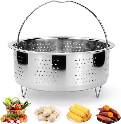 RVS Stoominzet voor Pannen 20 cm - Duurzaam Stoomaccessoire voor Koken, Stoomkoken en Gezond Eten