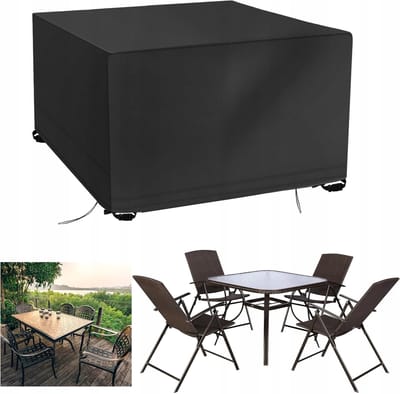 Merkloos Tuinmeubelhoes 125x125x74cm - Waterdicht & UV-bestendig