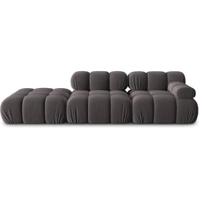 Modulaire 3-zitsbank Tropea links velvet | Milo Casa
