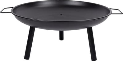 Vuurschaal 60 cm - Houtgestookte vuurplaats: 24-inch buitenterras vuurkorven Bowl ronde vuurplaats voor picknick buiten in de tuin