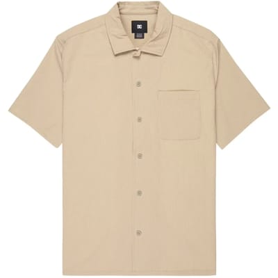 Dc Shoes Full On Resort Overhemd Met Korte Mouwen Beige M Man