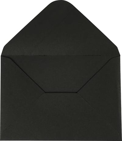 Happy Moments Enveloppen 11,5 X 16 Cm 10 Stuks 110 Gr Zwart