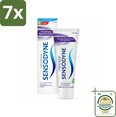 7 x Sensodyne Tandpasta Gum Protection 75 ml - Grootverpakking - Gevoelige Tanden - Tandvleesbescherming - Tandpasta - Gevoeligheid - Tandpasta Voor Gevoelige Tanden