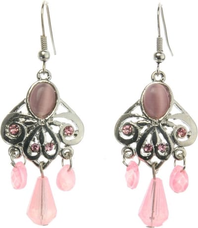 Behave - Oorhangers vintage design - steentjes en hangertjes - nikkelvrij