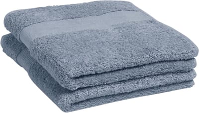 Yumeko handdoeken terry faded blauw 50x100 - 2 st - Hotelkwaliteit - Bio, eco & fairtrade